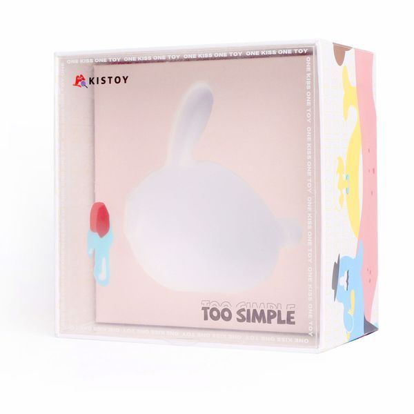 Вакуумный клиторальный стимулятор с вибрацией KISTOY Too Simple White SO8716 фото
