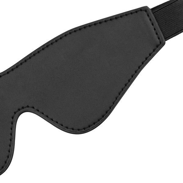 Маска Bedroom Fantasies: Faux Leather Blindfold, черная SO8824 фото
