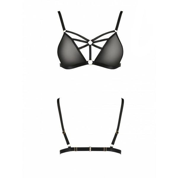 Бюстгальтер-стрепы Passion Exclusive MEGGY BRA S/M, black PS27705 фото
