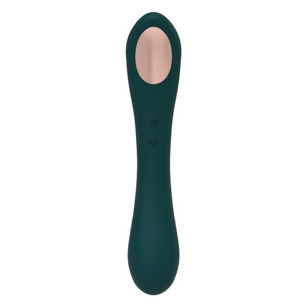 Вібратор та вакуумний кліторальний стимулятор 2-в-1 Alive Quiver Teal оновлена ​​модель SO6018 фото