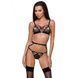 Бюстгальтер-стрепы Passion Exclusive MEGGY BRA S/M, black PS27705 фото 1