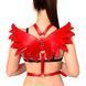 Женская портупея Art of Sex - Wings красная L-2XL, экокожа SX2341 фото 1