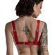 Лиф из натуральной кожи Feral Feelings - Bikini Top Red SO9422 фото 3