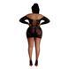 Сукня-бодістокінг Moonlight Plus Model 07 XL-XXXL Black, довгий рукав SO8198 фото 2