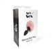 Силиконовая анальная пробка М Art of Sex - Silicone Butt plug Rabbit Tail White, диаметр 3,5 см SO6695 фото 4