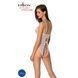 Боди с ажурным декором и открытым шагом Passion URSULA BODY S/M, white SO5833 фото 2