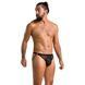 Мужские открытые слипы Passion 034 OPEN LUKE XXL/XXXL Black, экокожа SO7575 фото 3