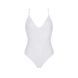 Боди с ажурным декором и открытым шагом Passion URSULA BODY S/M, white SO5833 фото 3