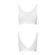 Топ с прозрачной вставкой Passion PS002 TOP M, white SO4204 фото 4