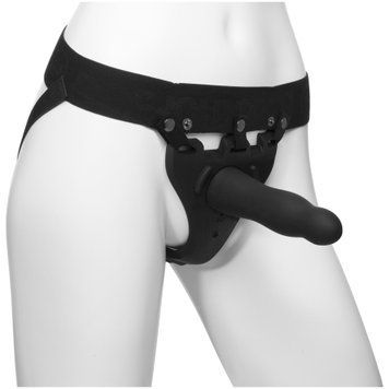 Страпон унисекс Doc Johnson Body Extensions &ndash; Be Aroused, вибрация, пульт управления, полая насадка SO6060 фото