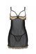Эротический пеньюар Passion MARINA CHEMISE, S/M, beige SO9721 фото 3