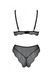 Комплект Passion AMBERLY SET black, S/M, бралетт и трусики бразилиана SX0465 фото 4