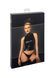 Топ Noir Handmade F324 Glam, XXL, black, халтер, на блискавці, вінілові вставки, комір-стійка SX0379 фото 7