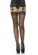 Чулки со швом и стразами Leg Avenue Stockings Rhinestone backseam, кружевная резинка, one size SO7915 фото 2