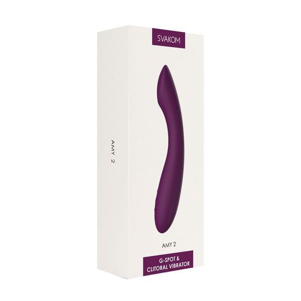 Вибратор для точки G с интеллектуальным режимом Svakom Amy 2 Violet SO6997 фото
