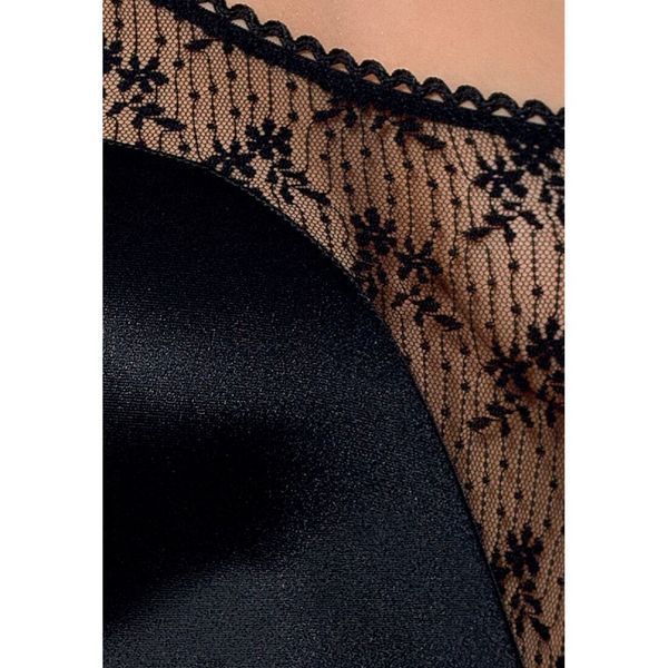 Распродажа!!! Боди-монокини с глубоким декольте PETRA BODY black XXL/XXXL &mdash; Passion Exclusive PS23102 фото