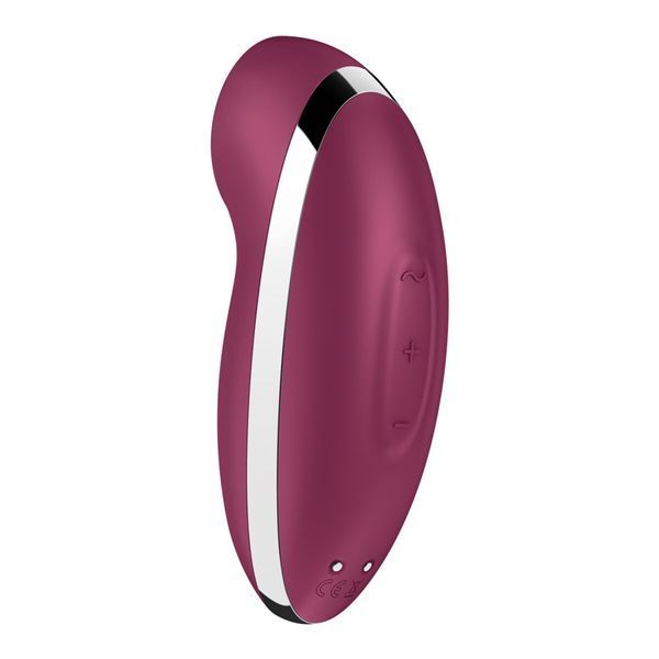 Вибростимулятор-пульсатор Satisfyer Tap & Climax 2 Red, эффект постукивания пальцем SX2185 фото