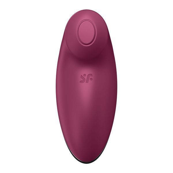 Вибростимулятор-пульсатор Satisfyer Tap & Climax 2 Red, эффект постукивания пальцем SX2185 фото
