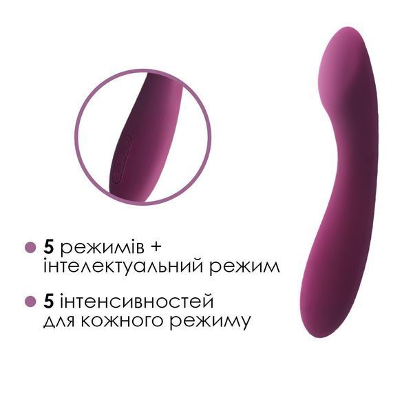Вибратор для точки G с интеллектуальным режимом Svakom Amy 2 Violet SO6997 фото