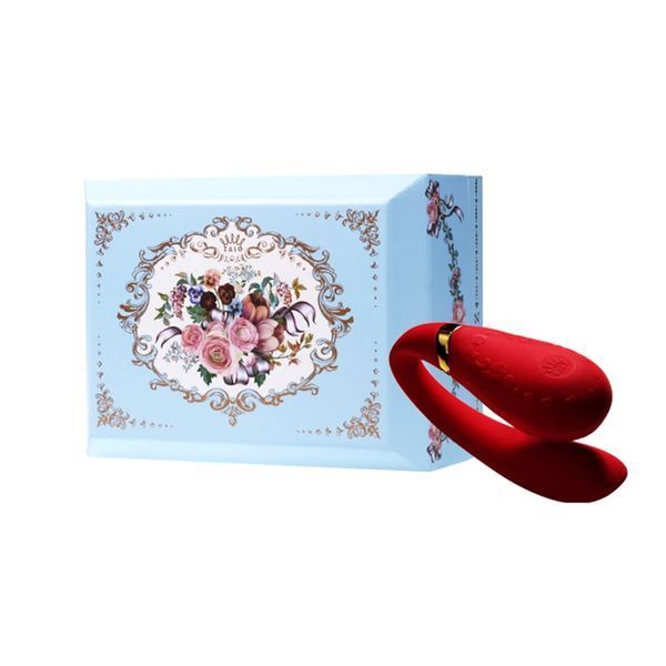 Смартвибратор для пар Zalo &mdash; Fanfan set Bright Red, пульт ДУ SO6673 фото