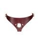 Кожаные трусы для страпона Liebe Seele Wine Red Strap on Harness, универсальный размер SO9464 фото 2