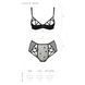 Эротический комплект с рисунком Passion LOVELIA BIKINI L/XL, black SO4747 фото 5