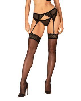 Чулки Obsessive Chemeris stockings M/L SO9771 фото