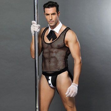 Эротический костюм официанта &ldquo;Горячий Дэниел&rdquo; One Size Black SO4982 фото