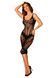 Полупрозрачное платье миди Obsessive D609 dress S/M/L, black SO7703 фото 3