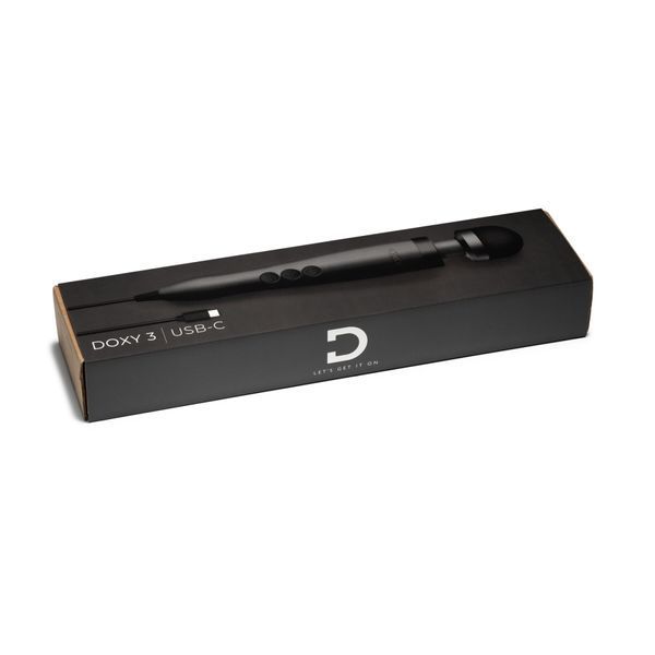 Вибромассажер DOXY3 USB-C Massager MATTE BLACK SX2453 фото