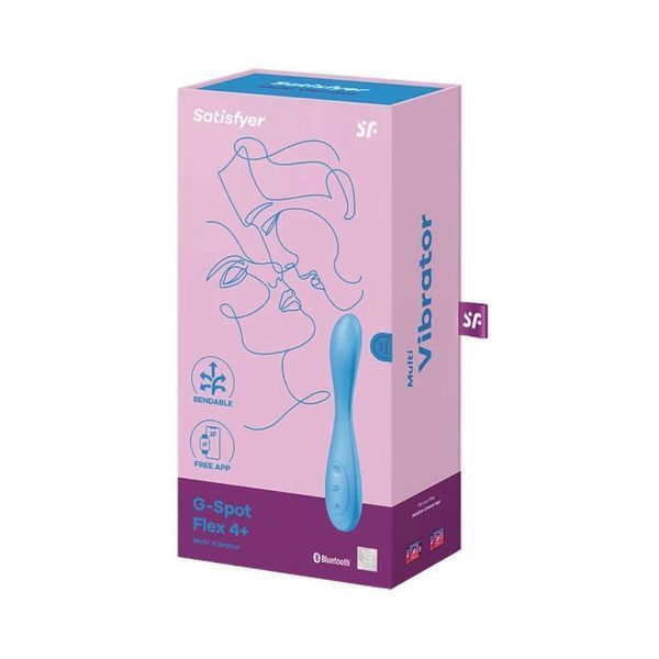 Универсальный смарт-вибратор Satisfyer G-Spot Flex 4+, гибкий ствол с фиксацией положения SO6724 фото