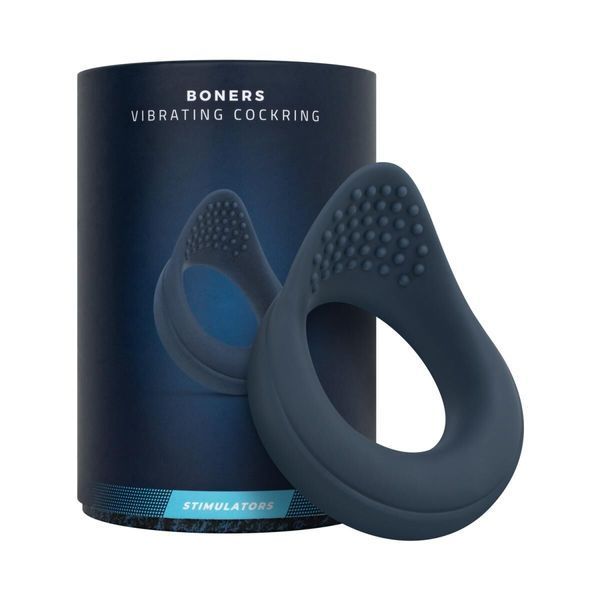 Эрекционное кольцо Boners Vibrating Cock Ring with Perineum Stimulation SX3072 фото