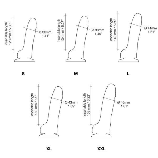 Реалистичный фаллоимитатор Strap-On-Me Sliding Skin Realistic Dildo Vanille M, эффект подвижной кожи SO6253 фото