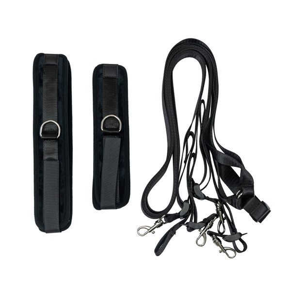 Розтяжка на ліжко Punishment - 5-Piece Bed Restraint Kit - Black SX2229 фото