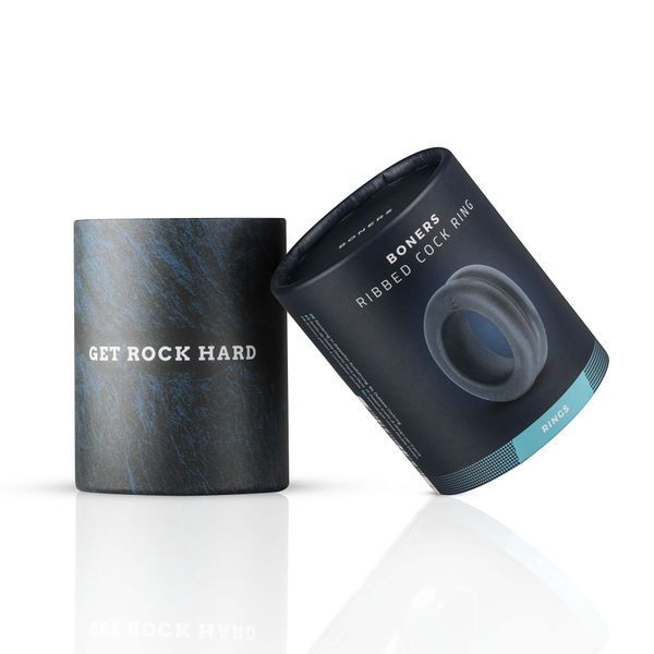 Эрекционное кольцо Boners Double Design Cock Ring, толстое, внутренний диаметр 3,2 см SO8850 фото