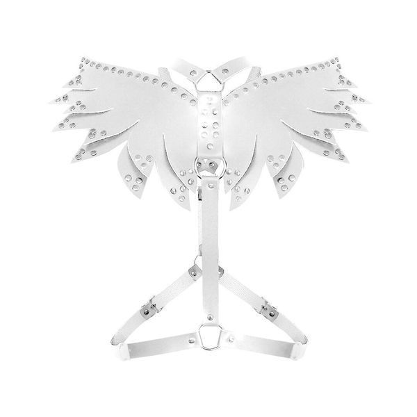 Женская портупея Art of Sex - Wings белая L-2XL, экокожа SX2368 фото