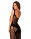 Полупрозрачное платье миди Obsessive D609 dress S/M/L, black SO7703 фото 2