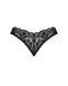 Мереживні стрінги Obsessive Donna Dream crotchless thong XL/2XL Black, відкритий доступ SO8644 фото 4