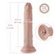 Реалистичный фаллоимитатор для секс-машин Hismith 7.5&Prime; Flexible Silicone Dildo, система KlicLok SO6203 фото 8