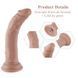 Реалистичный фаллоимитатор для секс-машин Hismith 7.5&Prime; Flexible Silicone Dildo, система KlicLok SO6203 фото 2