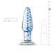 Стеклянная анальная пробка с внутренней спиралью Gildo Glass Buttplug No. 23 SO4417 фото 3