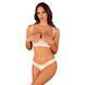 Эротический комплект Obsessive Heavenlly 2-pcs cupless set M/L, открытая грудь, с доступом SO8176 фото 1