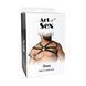Мужская портупея Art of Sex - Ares , натуральная кожа, цвет Черный, размер L-2XL SO9663 фото 4