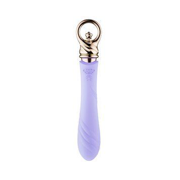 Вибратор для точки G с подогревом Zalo Sweet Magic - Courage Fantasy Violet SO6675 фото