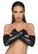 Митенки Noir Handmade F213 Elastic eco leather fingerless gloves, L, экокожа SX0083 фото 1
