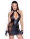 Сукня Noir Handmade F238 Short tulle dress with powerwetlook inserts, XXL SX0131 фото 1