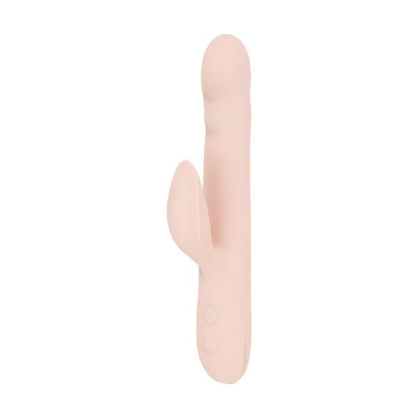 Вибратор-кролик Good Vibes Only - SHAI Thrusting Vibrator Soft Silicone - Pink SX3073 фото