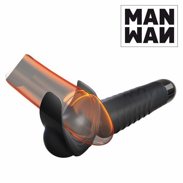 Мастурбатор-вібромасажер Manwan MAN.WAND, відмінно для пар, вібро-мінет, 20 режимів SO2080 фото