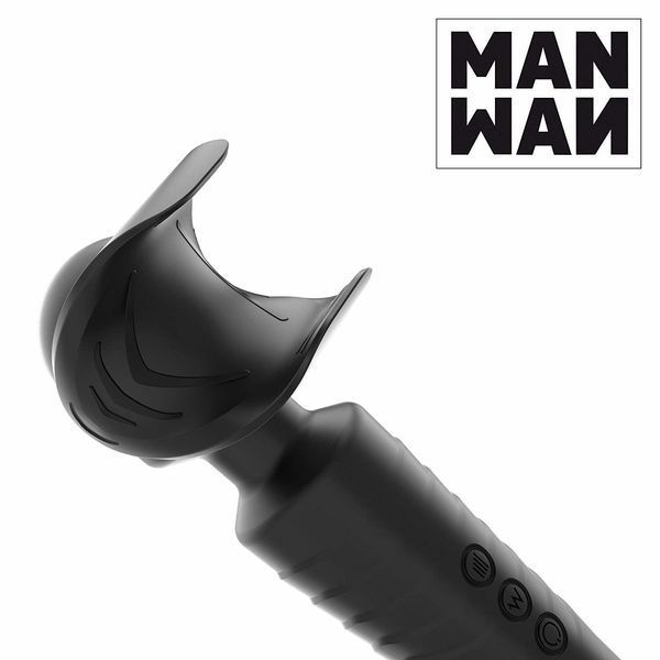 Мастурбатор-вібромасажер Manwan MAN.WAND, відмінно для пар, вібро-мінет, 20 режимів SO2080 фото