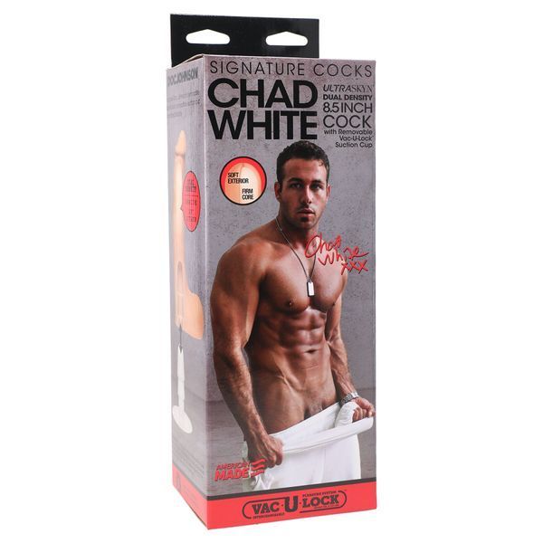 Фаллоимитатор Doc Johnson Signature Cocks &ndash; Chad White 8,5 inch UltraSkyn SO6062 фото